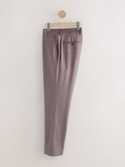 Rosa - Slim Fit Signature Cerutti 100% Wool Italian Fabric Suit Trousers - Imagen 6 de 10