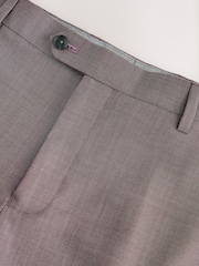 Rosa - Slim Fit Signature Cerutti 100% Wool Italian Fabric Suit Trousers - Imagen 7 de 10
