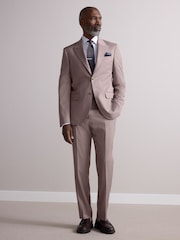 Neutro - Slim Fit Signature Cerutti 100% Wool Italian Fabric Suit Trousers - Imagen 2 de 5