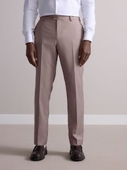 Neutro - Slim Fit Signature Cerutti 100% Wool Italian Fabric Suit Trousers - Imagen 4 de 5