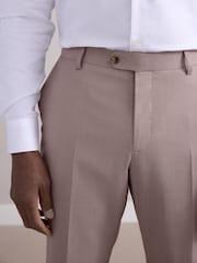 Neutro - Slim Fit Signature Cerutti 100% Wool Italian Fabric Suit Trousers - Imagen 5 de 5