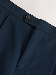 Navy Slim Fit Siganture Sondrio Italian Fabric Suit Trousers - Image 10 of 11