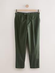 Green Slim Fit Siganture Sondrio Italian Fabric Suit Trousers - Image 7 of 10