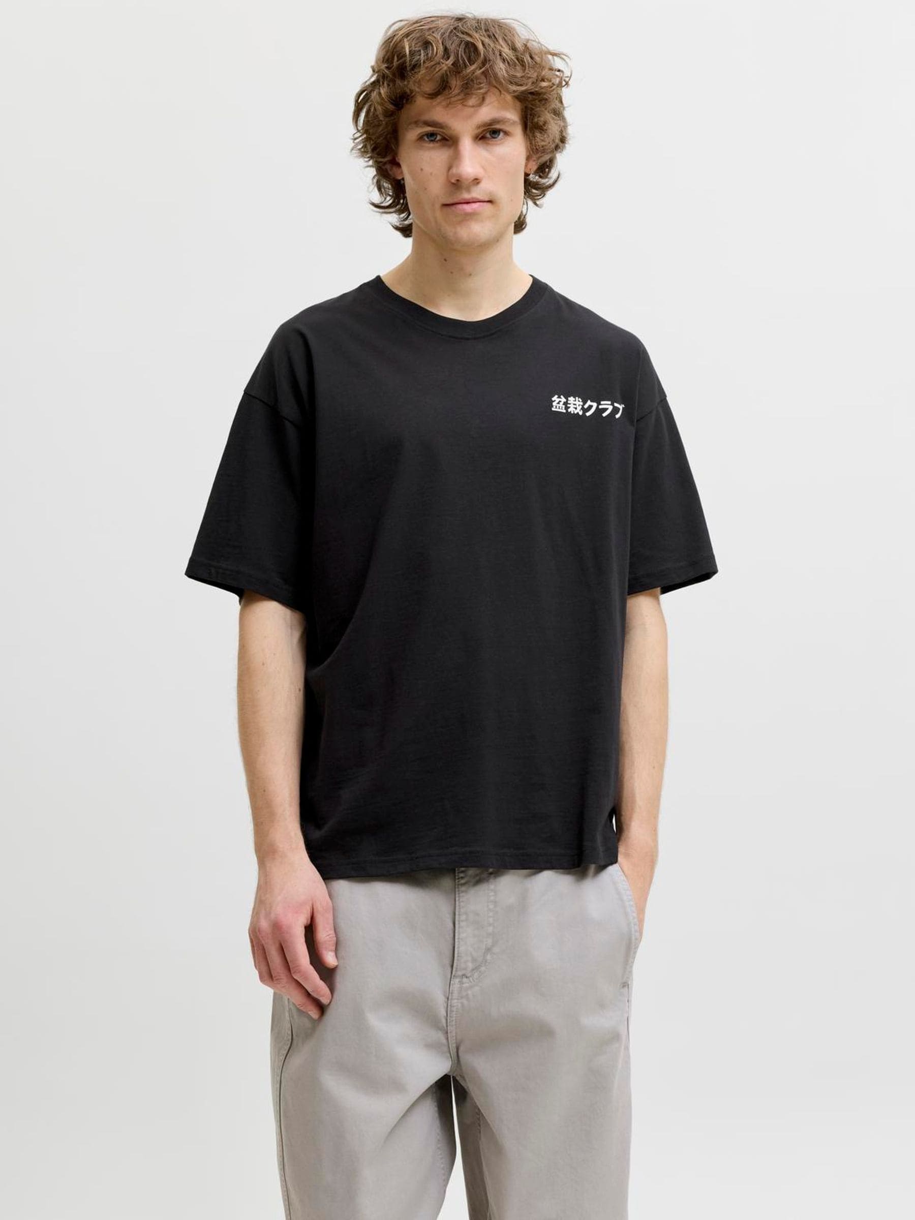 Buy JACK & JONES Black Dylan Crew Neck T-Shirt from the Next UK