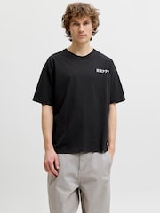 تيشِرت بياقة بحافة مستديرة Dylan من JACK & JONES - صورة 2 من 8