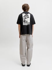 تيشِرت بياقة بحافة مستديرة Dylan من JACK & JONES - صورة 3 من 8