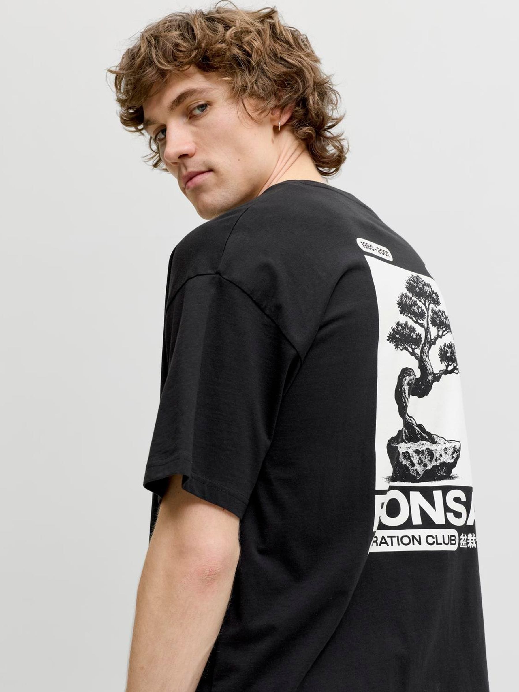 Buy JACK & JONES Black Dylan Crew Neck T-Shirt from the Next UK
