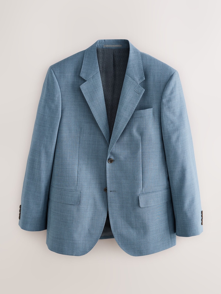 Blue Regular Fit Signature Nova Fides Wool Jacket - Image 6 of 9
