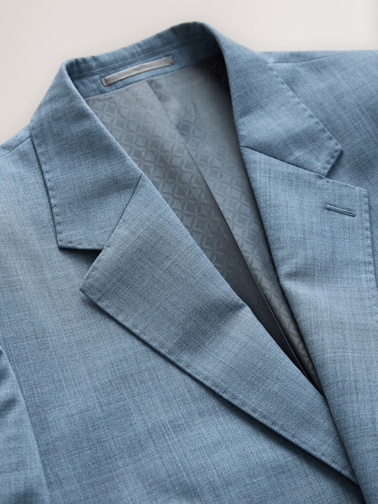 Blue Regular Fit Signature Nova Fides Wool Jacket - Image 8 of 9