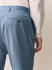 أزرق - Regular Fit Signature Nova Fides Wool Trousers - صورة 5 من 10