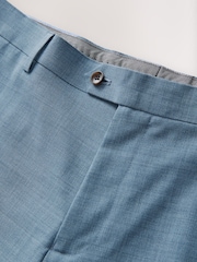 أزرق - Regular Fit Signature Nova Fides Wool Trousers - صورة 8 من 10