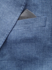 Blau - Slim Fit Leomaster Anzugjacke aus italienischem Stoff - Image 11 of 11