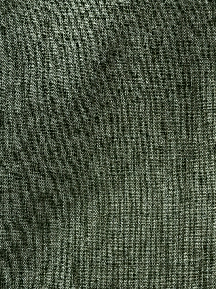 Green Slim Fit Leomaster Italian 100% Linen Suit Jacket - Image 6 of 9