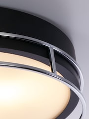 Searchlight Chrome Arizona 3Lt Flush Ceiling Light - Image 4 of 4