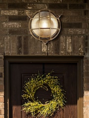 Searchlight Brass Ocean Oval Wall Outdoor Light - Image 1 of 4