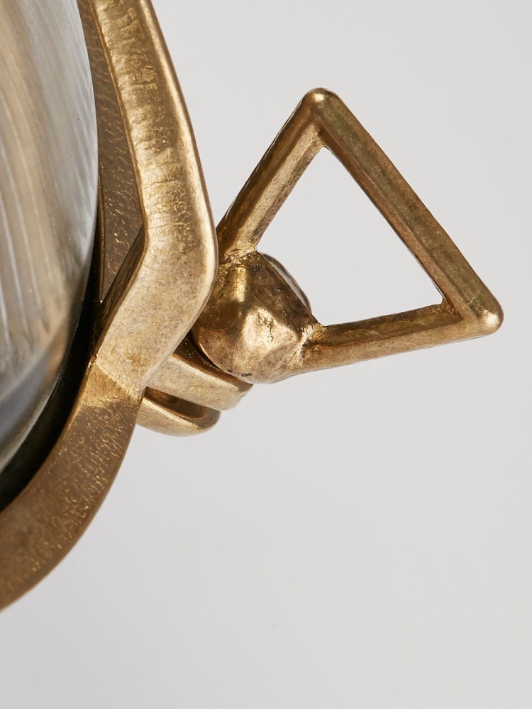 Searchlight Brass Ocean Oval Wall Outdoor Light - Image 4 of 4