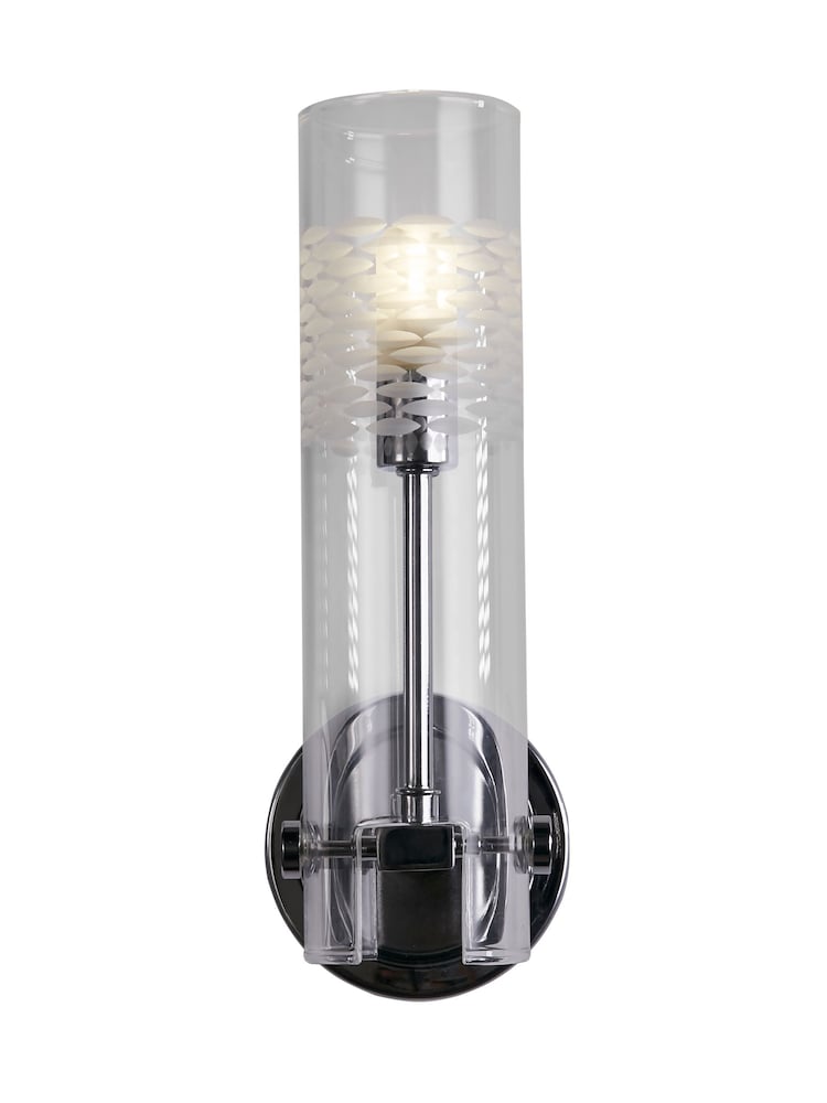 Searchlight Chrome Latitude Bathroom Wall Light - Image 2 of 3