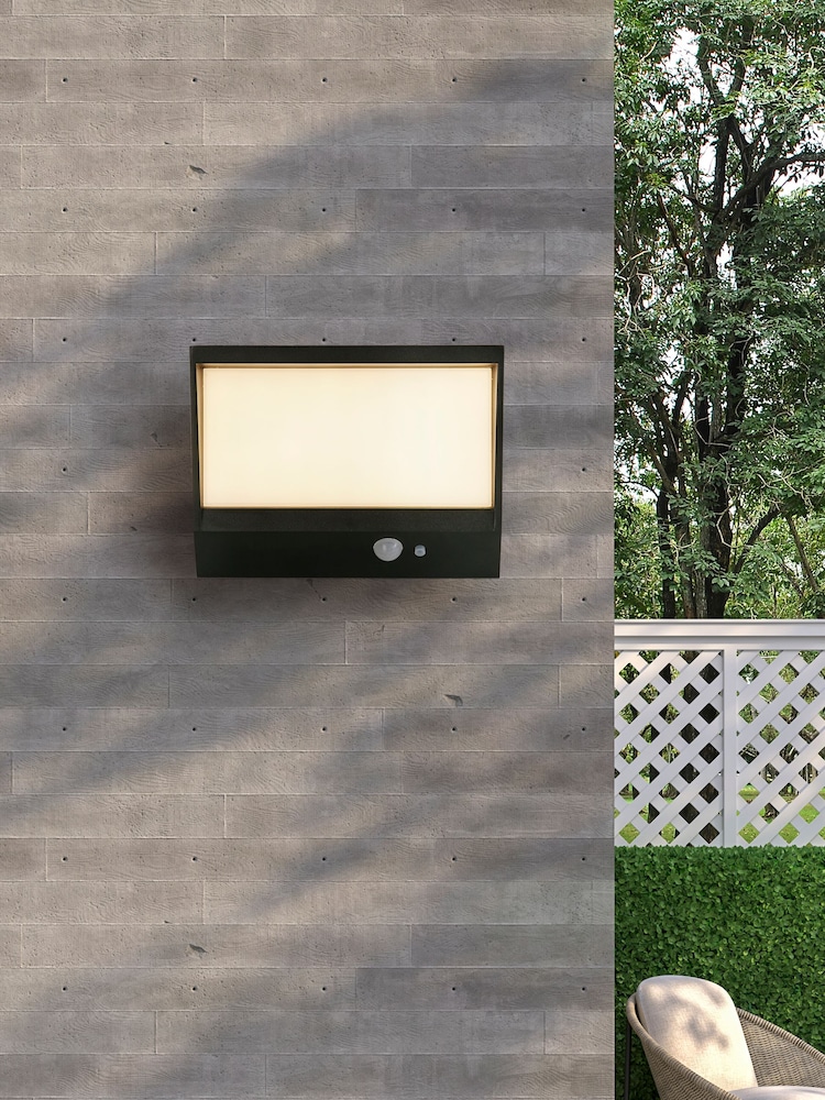 Searchlight Black Jupiter Outdoor Wall Light - Image 1 of 4