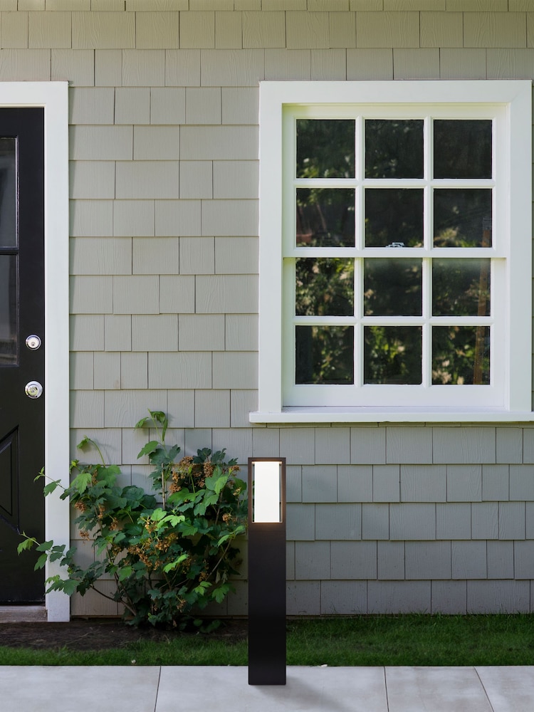 Searchlight Black Apollo Small Outdoor Post Light - Image 1 of 4