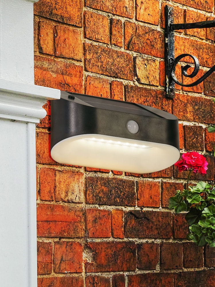 Searchlight Black Beam Outdoor Wall Light - Image 1 of 4