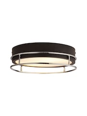 Searchlight Monochrome Arizona 2Lt Flush Ceiling Light - Image 2 of 4