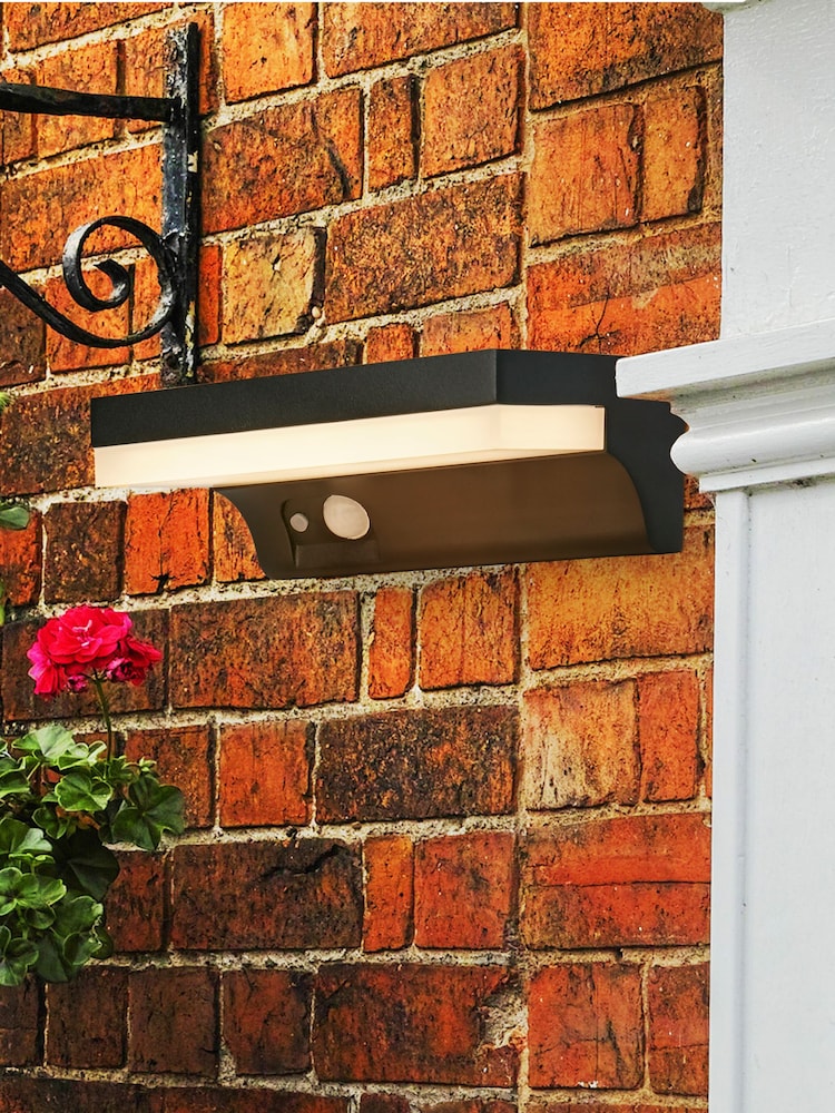 Searchlight Black Mars Outdoor Wall Light - Image 1 of 4