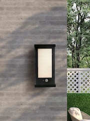 Searchlight Black Mist Outdoor Wall Light - Image 1 of 4
