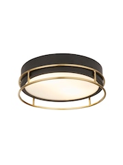 Searchlight Brass Arizona 2Lt Flush Ceiling Light - Image 2 of 4