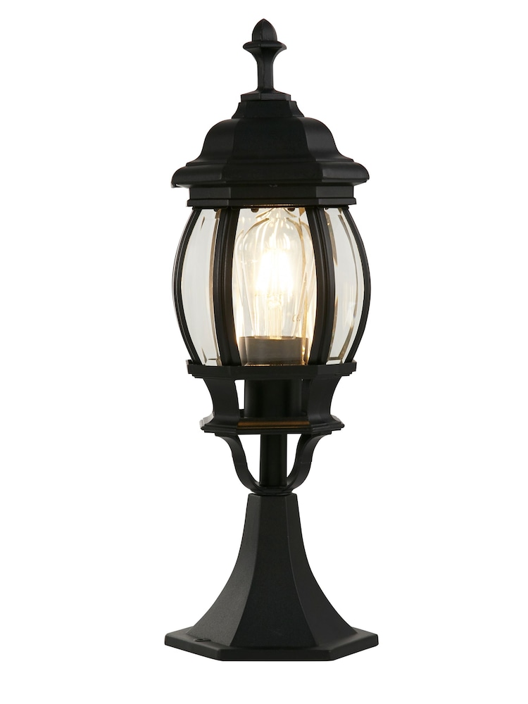 Searchlight Black Carriage Outdoor Post Light 500mm - Image 2 of 4