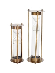 Libra Interiors Brass Columbia Antique Brass Sand Ornaments Timer - Image 2 of 5