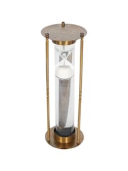 Libra Interiors Brass Columbia Antique Brass Sand Ornaments Timer - Image 3 of 5