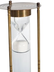 Libra Interiors Brass Columbia Antique Brass Sand Ornaments Timer - Image 4 of 5
