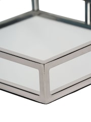 Libra Interiors Silver Square Mirror Tray - Image 4 of 5