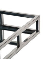 Libra Interiors Silver Square Mirror Tray - Image 5 of 5
