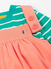 Frugi Girls Pink Giraffe Pinafore - Image 3 of 5