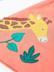 Frugi Girls Pink Giraffe Pinafore - Image 5 of 5