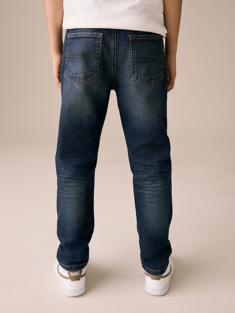 Denim Dark Blue Regular Fit Authentic Denim Jeans (3-16yrs) - Image 2 of 9