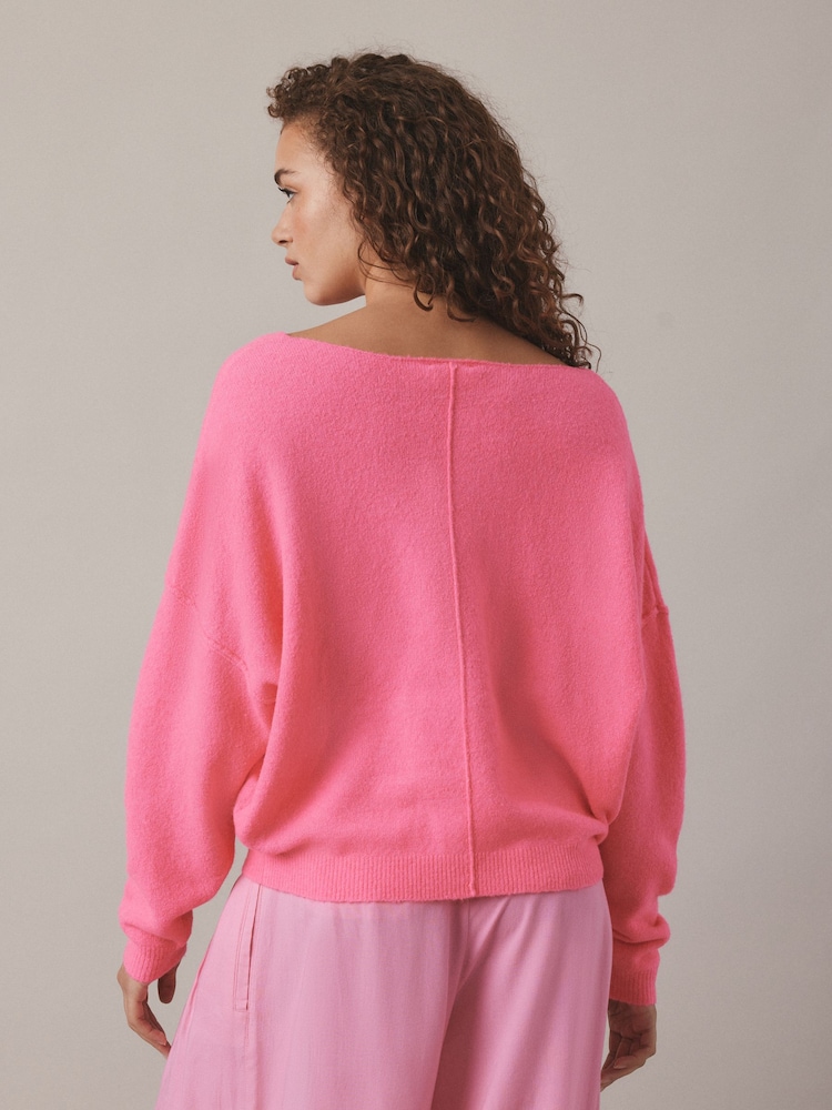 American Vintage Relaxed Slouchy Knitted Jumper - Image 2 of 7