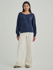 American Vintage Relaxed Slouchy Knitted Jumper - Image 2 of 6