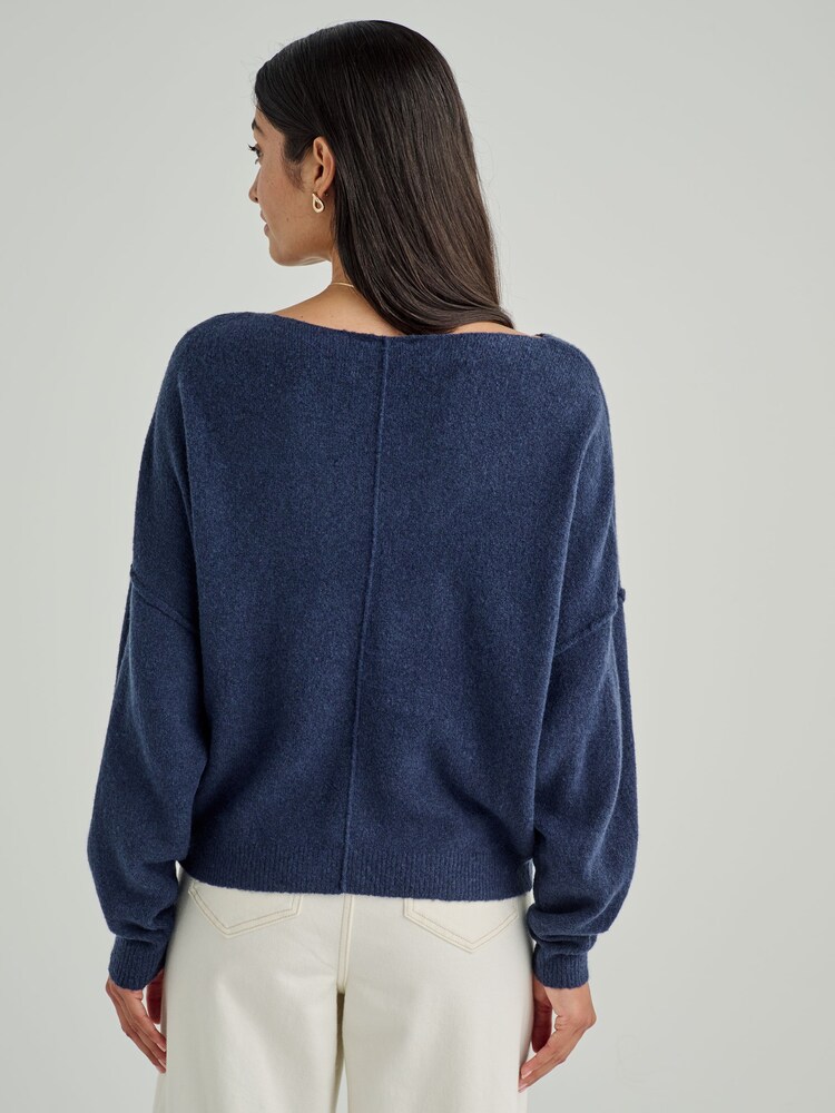 American Vintage Relaxed Slouchy Knitted Jumper - Image 3 of 6
