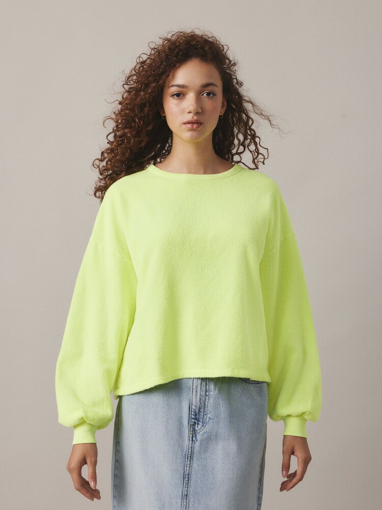 American Vintage Yellow Bobypark 100% Cotton Sweater - Image 1 of 5 American Vintage Yellow Bobypark 100% Cotton Sweater - Image 1 of 5