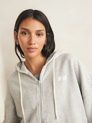 American Vintage Grey Kodytwon 100% Cotton Hoodie - Image 2 of 4