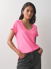 American Vintage Short Sleeve Scoop Neck T-Shirt - Image 1 of 3