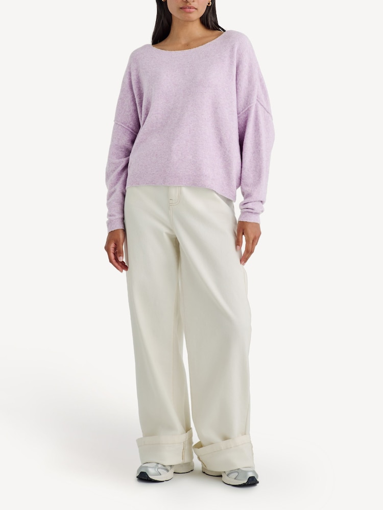 American Vintage Relaxed Slouchy Knitted Jumper - Image 2 of 6