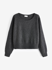 American Vintage Grey Raxow Round Necky Sweater - Image 4 of 4