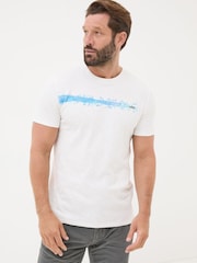 FatFace White Ice Breakers 100% Cotton T-Shirt - Image 1 of 5