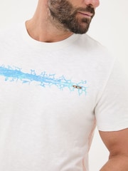FatFace White Ice Breakers 100% Cotton T-Shirt - Image 4 of 5