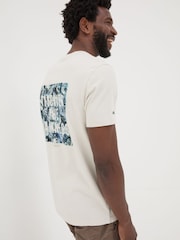 FatFace Natural Dark Skies Discover Darkness T-Shirt - Image 2 of 8
