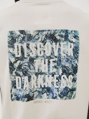 FatFace Natural Dark Skies Discover Darkness T-Shirt - Image 7 of 8
