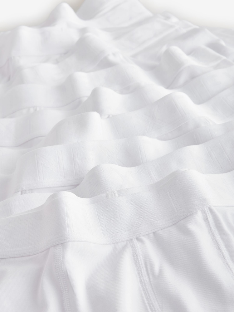 White Rich Trunk Boxers 10 Pack - Image 4 of 4